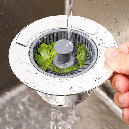 🔥Pop-Up Sink Stopper with Filter | Block Debris & Prevent Drain Clogging