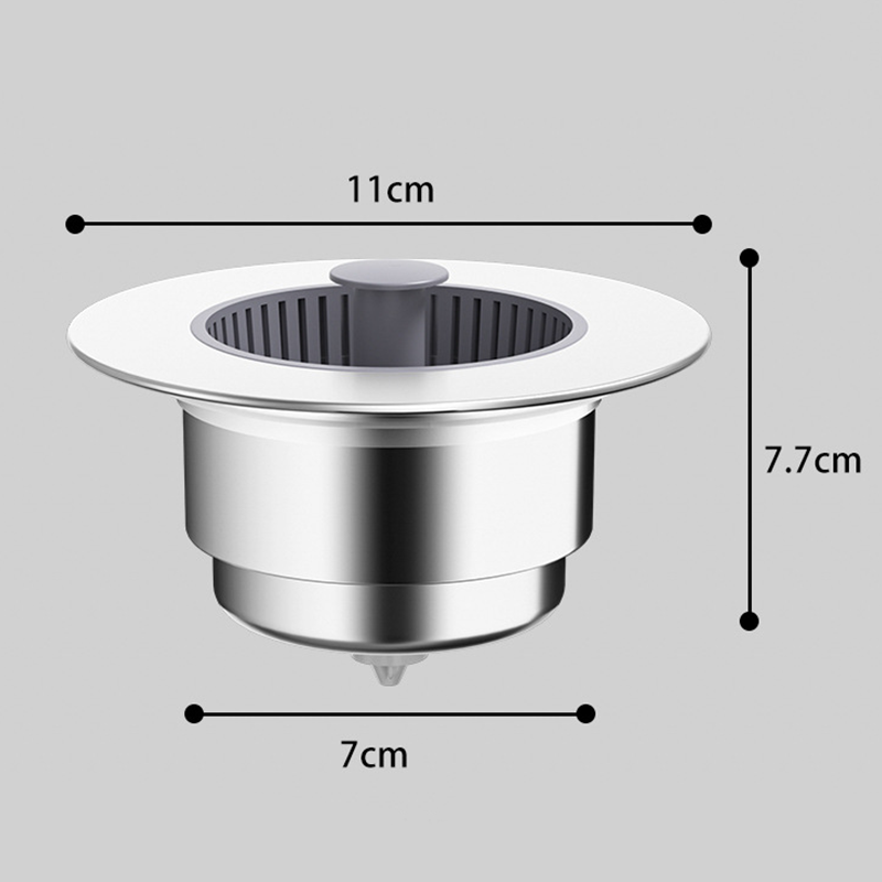 🔥Pop-Up Sink Stopper with Filter | Block Debris & Prevent Drain Clogging