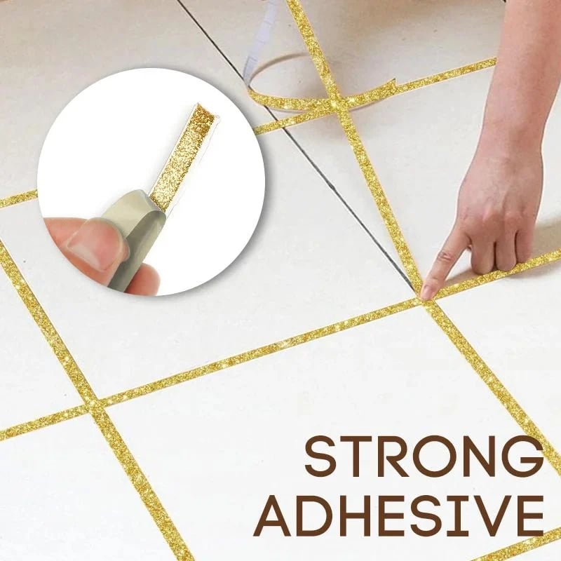 Buy 3 Get 2 Free🏡Ceramic Tile Gap Mildewproof Waterproof Self-Adhesive Caulk Strip