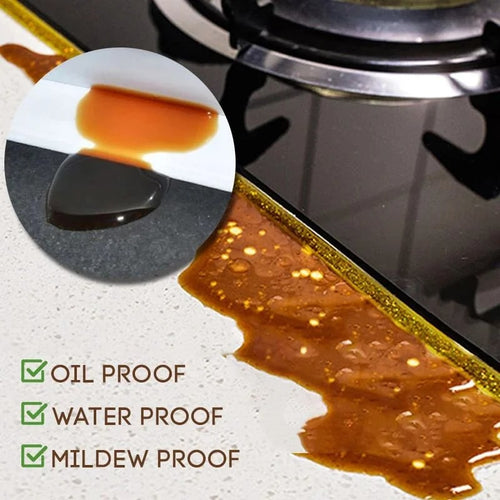 Buy 3 Get 2 Free🏡Ceramic Tile Gap Mildewproof Waterproof Self-Adhesive Caulk Strip