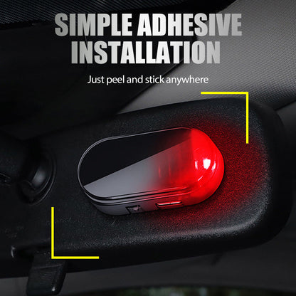 🔥Buy 1 Get 1 Free🚨4 PCS Solar Powered Car Anti-Theft Warning Lights