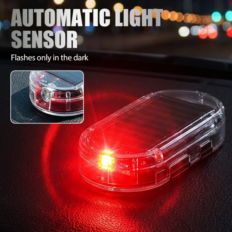 🔥Buy 1 Get 1 Free🚨4 PCS Solar Powered Car Anti-Theft Warning Lights