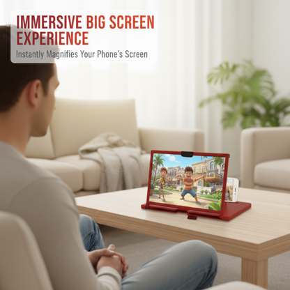 💥👓❤️ Ease Eye Strain, Make Screen “Bigger” | HD Phone Magnifier for Easier Viewing🎬✨