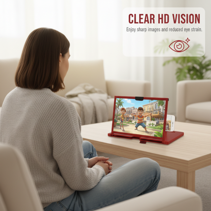 💥👓❤️ Ease Eye Strain, Make Screen “Bigger” | HD Phone Magnifier for Easier Viewing🎬✨