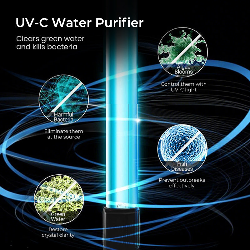 💧 Submersible UV Sterilizer Lamp Eliminates Green Water & Keeps Aquarium Crystal Clear