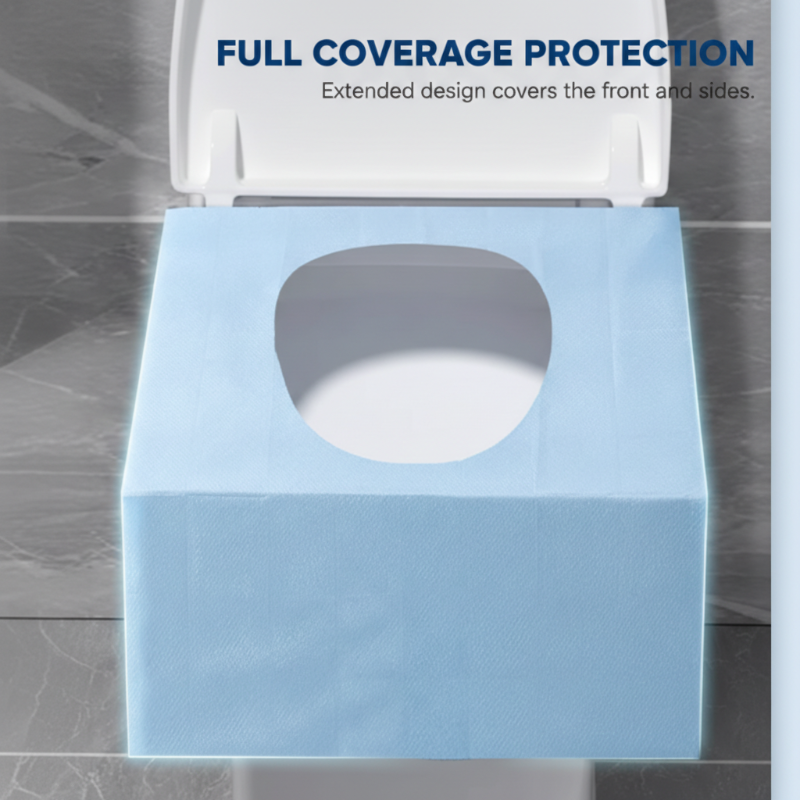 🧻Disposable Waterproof Toilet Seat Covers – Stay Clean, Comfortable & Protected Anywhere