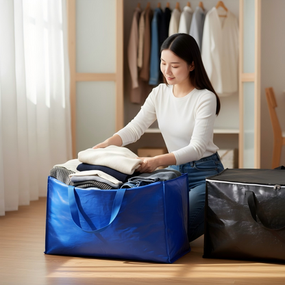 🔥Buy one get one free🔥Pocket-Size Foldable Moving Bags – Huge Space For All Your Clothes & Books