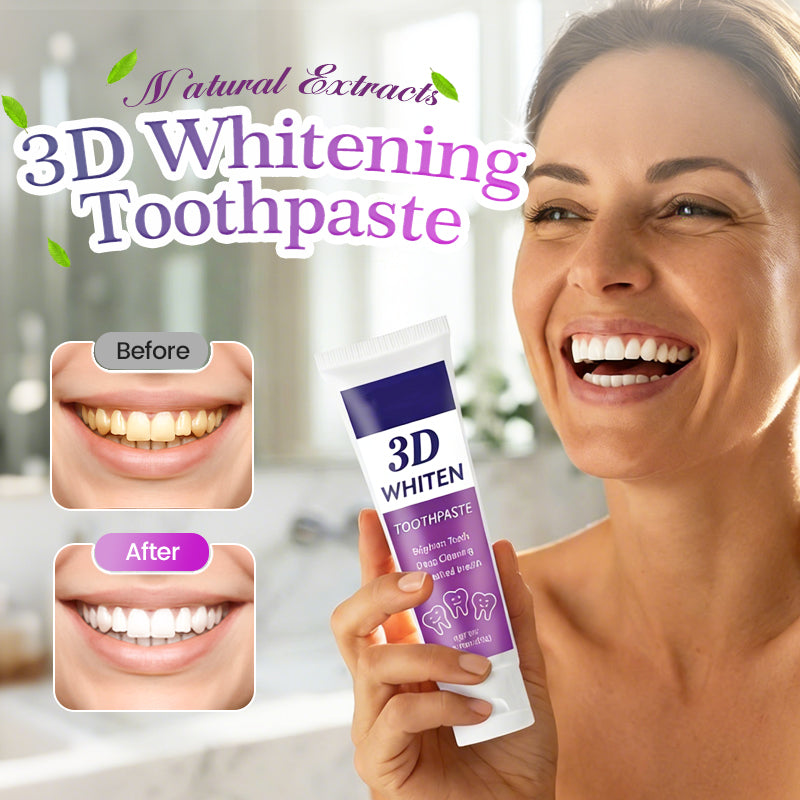 📢Buy 1 Get 1 Free Today - 3D Whitening Toothpaste With Natural Extracts