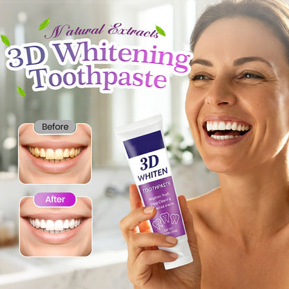 📢Buy 1 Get 1 Free Today - 3D Whitening Toothpaste With Natural Extracts