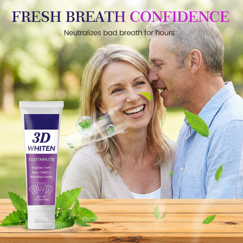 📢Buy 1 Get 1 Free Today - 3D Whitening Toothpaste With Natural Extracts