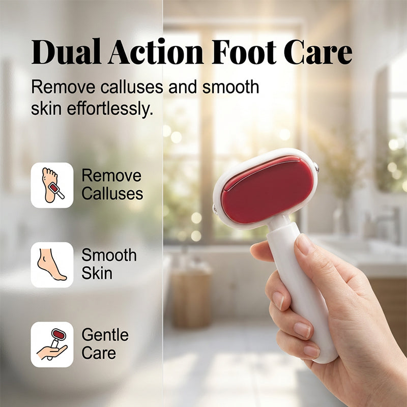 📢Buy one get one free for a limited time✨Double Sided Foot Scraper For Removing Calluses And Dead Skin