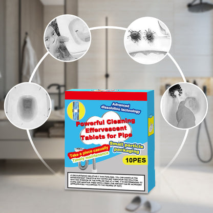 ✨Powerful Drain Cleaning Tablets That Dissolve Hair, Grease & Tough Clogs Fast