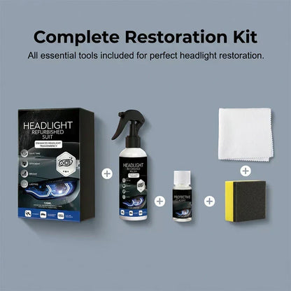 🚗🔥 BUY 1 GET 1 FREE🔥Car Headlight Restoration Kit, Remove Yellowing & Haze, Restore Clear Shiny Headlights✨