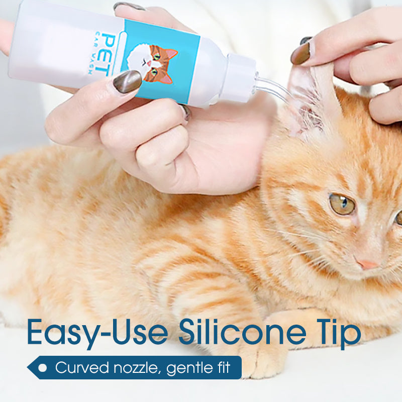 🐶 Gentle Pet Ear Cleaner for Dogs & Cats – Helps Keep Ears Clean & Fresh