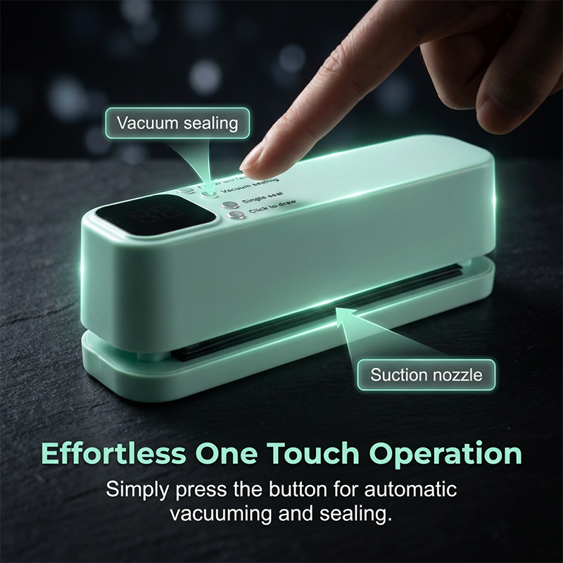 ✨Mini Cordless Vacuum Sealer Machine – Keep Food Fresh Longer with One-Touch Air Sealing 🥩✨