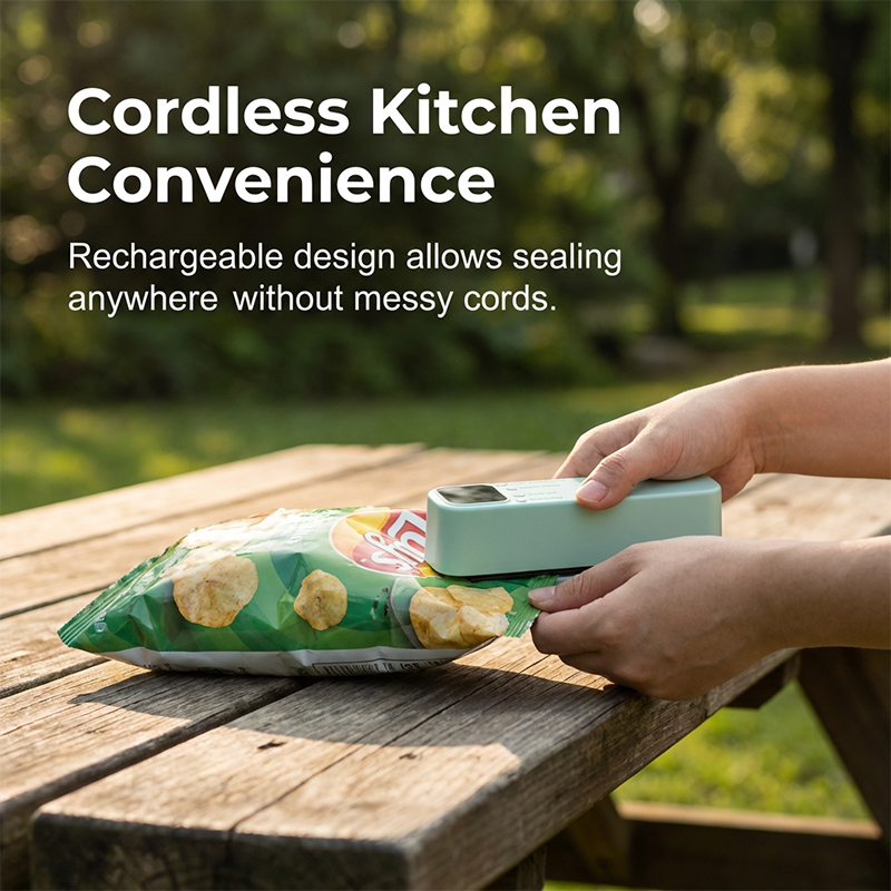 ✨Mini Cordless Vacuum Sealer Machine – Keep Food Fresh Longer with One-Touch Air Sealing 🥩✨
