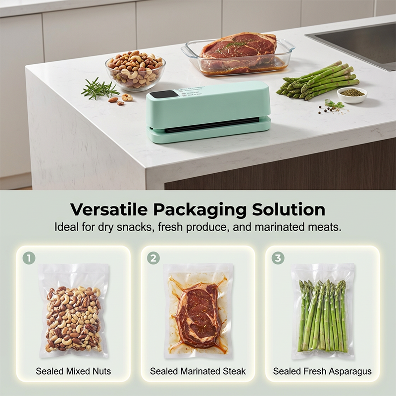 ✨Mini Cordless Vacuum Sealer Machine – Keep Food Fresh Longer with One-Touch Air Sealing 🥩✨