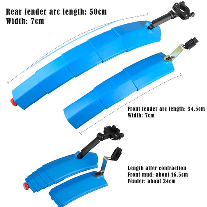 🚴‍♂️ Foldable bicycle mudguard • Quick to attach | Keeps you dry and clean