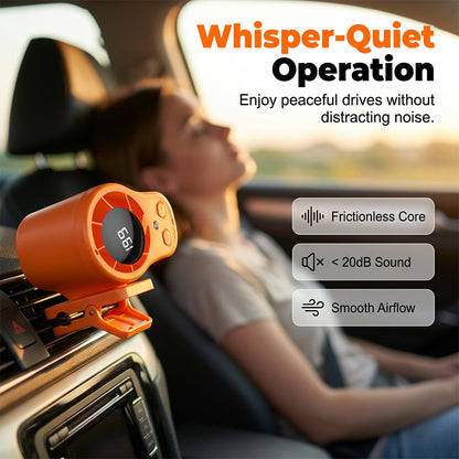 🔥Hands-Free Neck Cooling Fan with LED Display – Stay Cool Anywhere