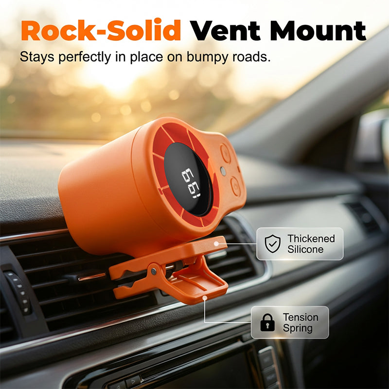 🔥Hands-Free Neck Cooling Fan with LED Display – Stay Cool Anywhere