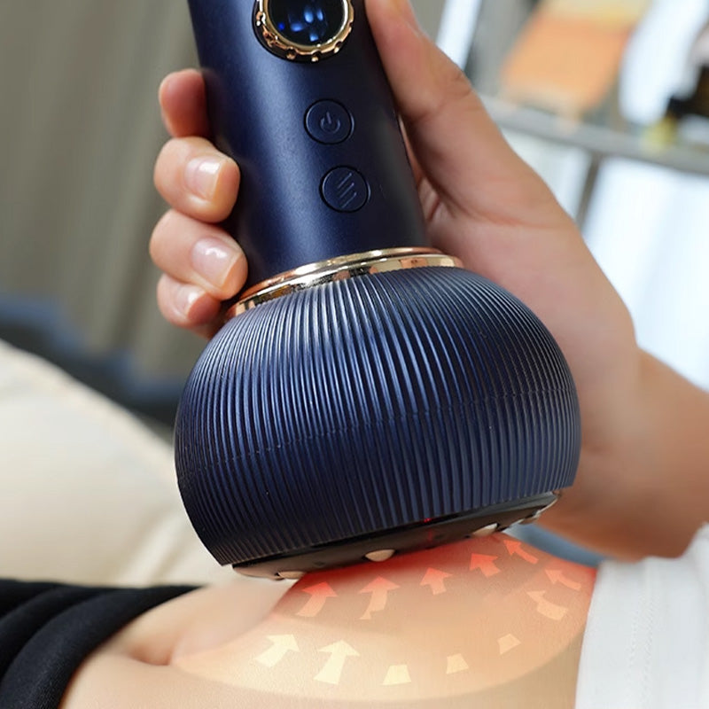 Rechargeable Smart Electric Cupping Massager Infrared Heating Vacuum Suction Deep Tissue Massage