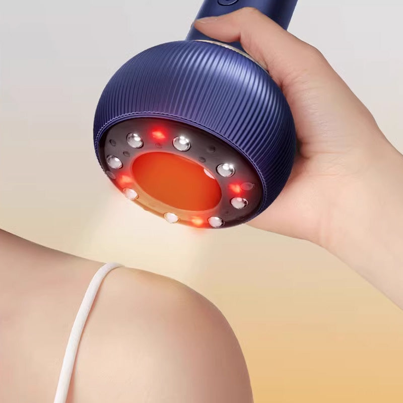 Rechargeable Smart Electric Cupping Massager Infrared Heating Vacuum Suction Deep Tissue Massage