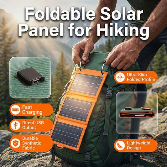 🔋 LIMITED TIME: 50% OFF! 🏆Portable Solar Panel with USB Charging