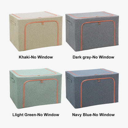📦 50% OFF NOW! 🧺 Large Capacity Clothing Storage Box – Foldable & breathable fabric – Keeps clothes dust-free, perfect for closet or travel – sturdy handles, easy to carry 🏠