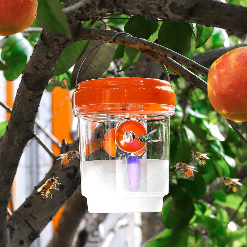 🐝 Solar Powered Hanging Wasp Trap – Safe, Chemical-Free Protection Day & Night