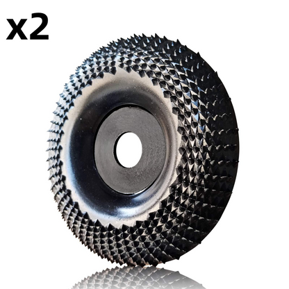 🔥3PCS Carbide Wood Carving Disc | Angle Grinder Wood Shaping & Polishing Wheel