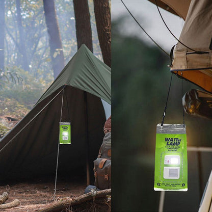 🔦Saltwater Powered LED Emergency Lamp – No Batteries, No Charging Required