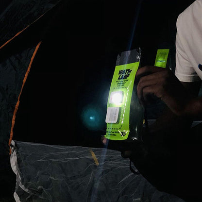 🔦Saltwater Powered LED Emergency Lamp – No Batteries, No Charging Required