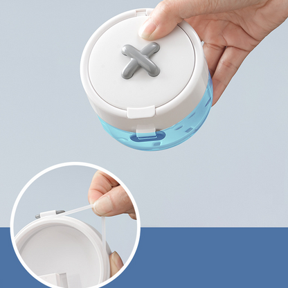 🦷3-in-1 Liftable Denture Cleaner Box | Retainer Invisible Aligner Portable Soaking Storage Case