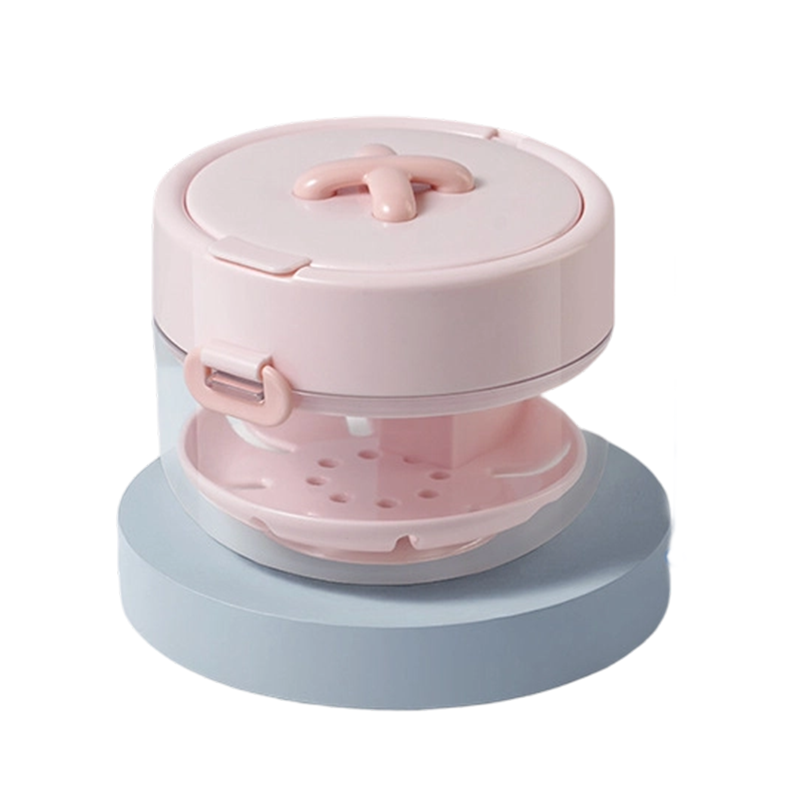🦷3-in-1 Liftable Denture Cleaner Box | Retainer Invisible Aligner Portable Soaking Storage Case