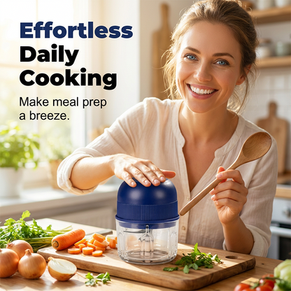 🧑‍🍳 Versatile Electric Mini Chopper for Quick Food Prep — Grind, Mince & Puree Ingredients in Seconds