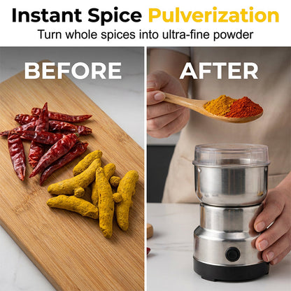 🔥Factory direct sales, monthly sales exceeding 100,000 units, limited-time 50% off🔥 Stainless steel multi-functional portable electric grinder