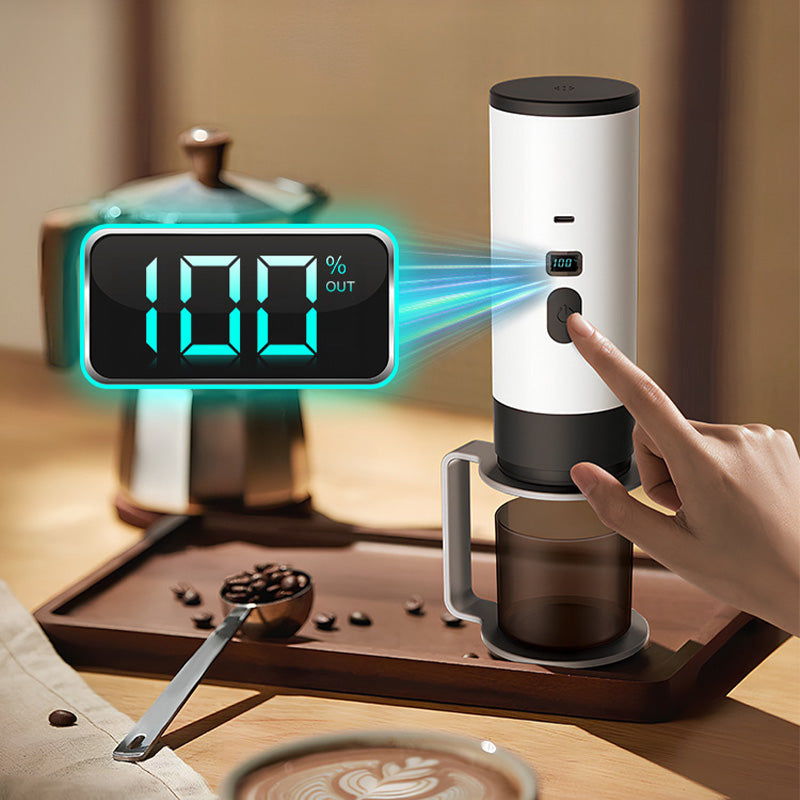 ✨ 2-in-1 Capsule & Ground Coffee Mini Machine For Road Trip & Outdoor Adventure