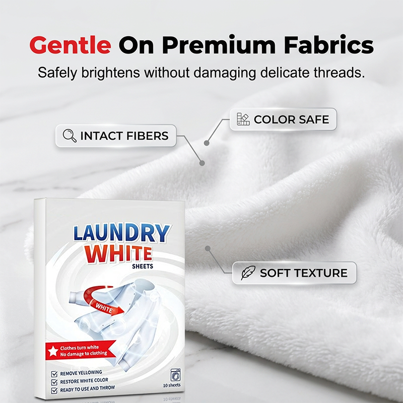 🧺🫧 Laundry Whitening Deep Clean Sheets | Fix Yellowed Dingy Clothes