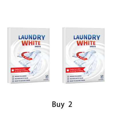 🧺🫧 Laundry Whitening Deep Clean Sheets | Fix Yellowed Dingy Clothes