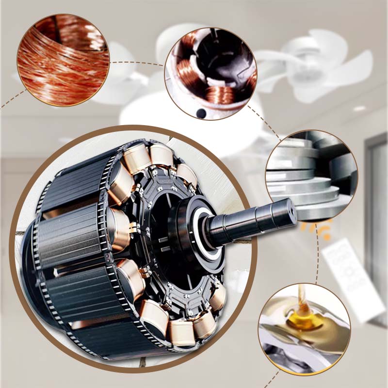 ❄️2-in-1 Ceiling Fan Light With Remote Quiet LED Fan Lamp Energy Saving Home Bedroom Cooling Lighting