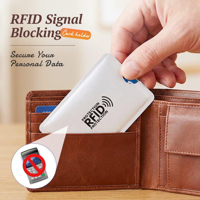 🛡️RFID Blocking Card Sleeves Protect Credit Cards From Wireless Theft And Skimming