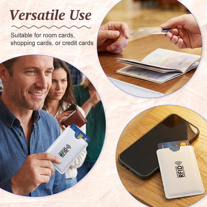 🛡️RFID Blocking Card Sleeves Protect Credit Cards From Wireless Theft And Skimming