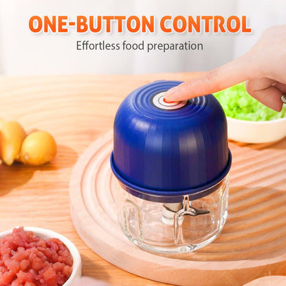 🧑‍🍳 Versatile Electric Mini Chopper for Quick Food Prep — Grind, Mince & Puree Ingredients in Seconds
