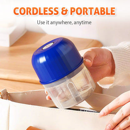 🧑‍🍳 Versatile Electric Mini Chopper for Quick Food Prep — Grind, Mince & Puree Ingredients in Seconds