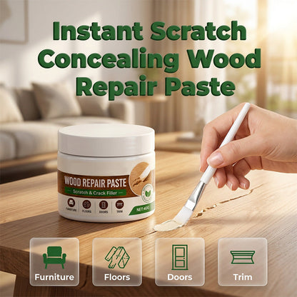 🔥Buy one get one free🖌️ No Sanding Needed! Easy Wood Repair Paste with Tool