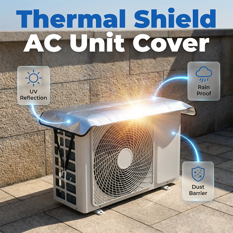☀️ Reflective AC Outdoor Unit Cover – Protect Your Air Conditioner From Heat & Sun Damage