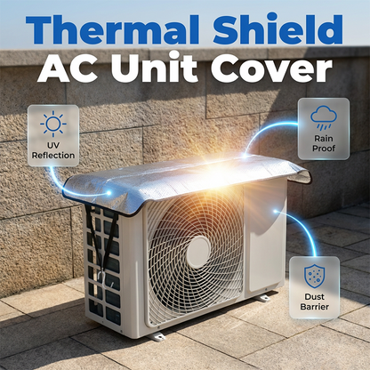 ☀️ Reflective AC Outdoor Unit Cover – Protect Your Air Conditioner From Heat & Sun Damage