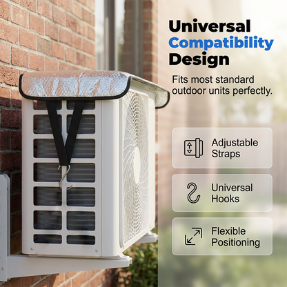 ☀️ Reflective AC Outdoor Unit Cover – Protect Your Air Conditioner From Heat & Sun Damage