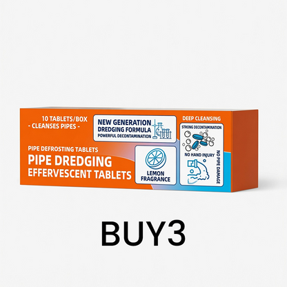 🚿 Fast-acting drain cleaning effervescent tablets– Instantly removes stubborn blockages and odors.