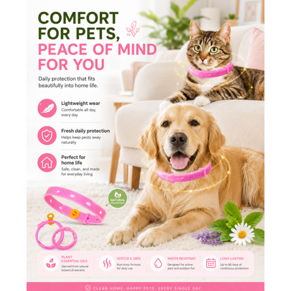 ✅Save Hundreds On Vet Visits – Adjustable Flea Tick Collar For Pets